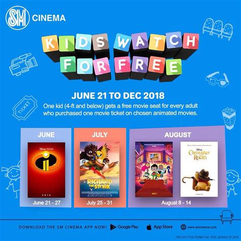 sm cinema age limit|Kids can watch movies for free at SM Cinemas .